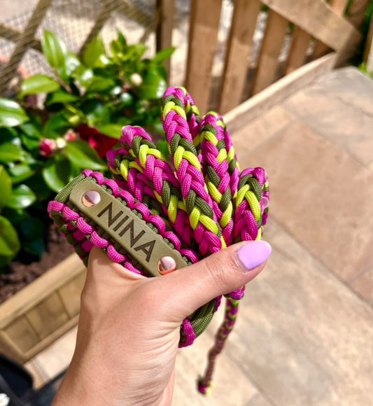 Custom Paracord Collar + Leash Bundle