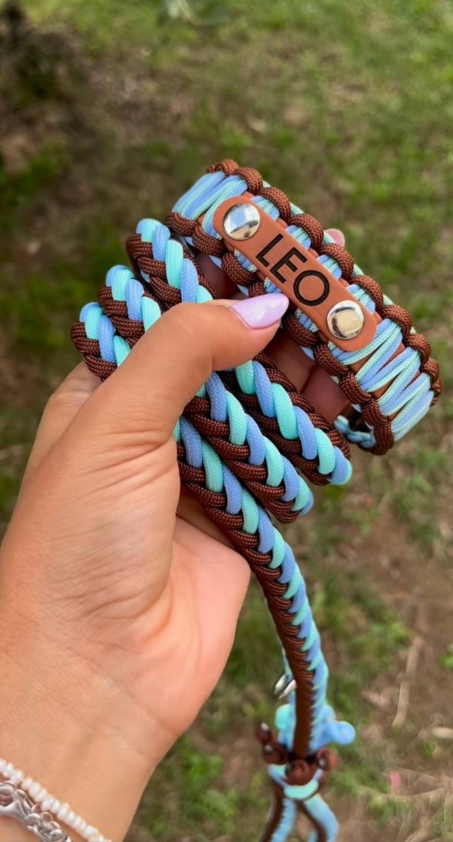 Custom Paracord Collar + Leash Bundle